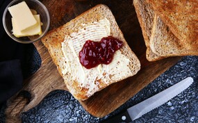 geroosterd brood gezond