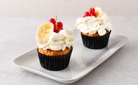 Banaan-wortelcupcakes
