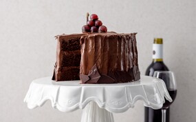 Chocoladdetaart met Rode Wijn