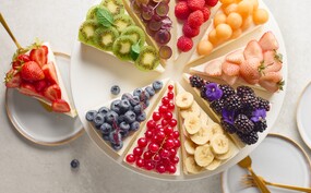 frisse fruittaart met skyr mousse