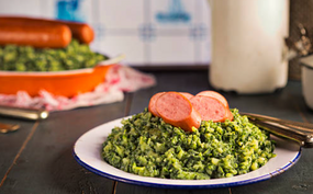 Boerenkoolstamppot met worst 