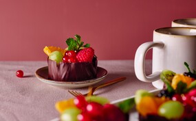 Altijd feest! Chocoladebakjes met Slagroom en Fruit