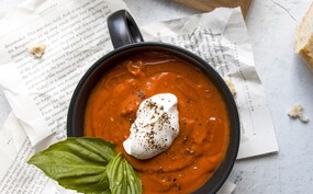 klassieke verse tomatensoep
