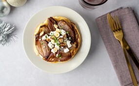 Tarte tatin met sjalot uit het programma Lekker Feestelijk!