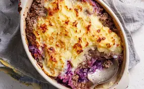  Rode kool ovenschotel