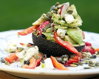Gevulde avocado