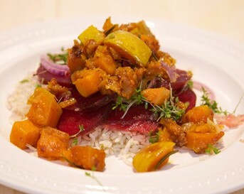 Veganistische recepten pompoenstoofpot