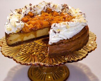 Arie’s pompoen-cheesecake