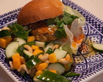 Spannende Thaise kipburgers