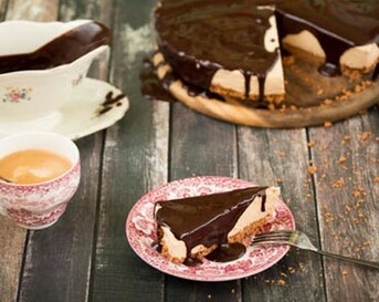 Koffie nobake cheesecake