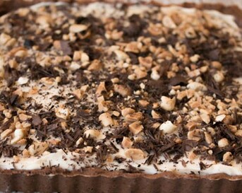 Snickers banaan no bake cheesecake