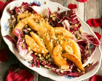 Salade met kweepeer