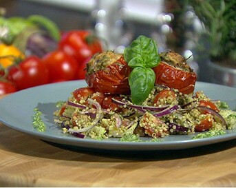Goedgevulde tomaten