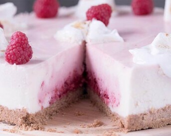 Marshmallow-frambozencheesecake