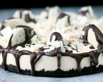 White chocolate cheesecake