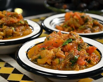 Za'alouk (gepofte aubergine)