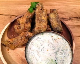 Crispy panko spareribs