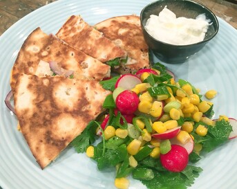 Tonijn quesadilla's