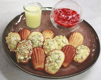 Pistachemadeleines