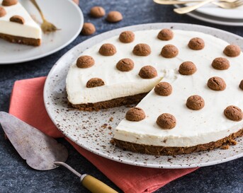 No-bake pepernotencheesecake