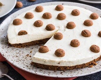 No-bake pepernotencheesecake