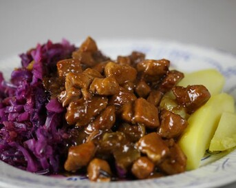 Hachee met rode kool