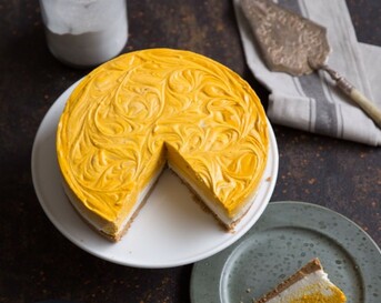 No-bake pompoen cheesecake