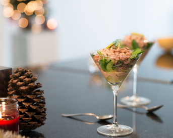 Garnalencocktail met meloen