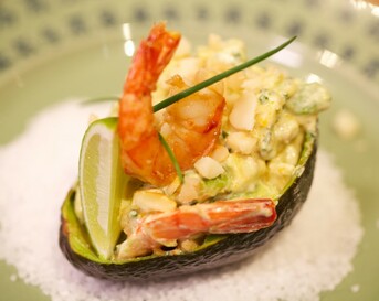 Gevulde avocado