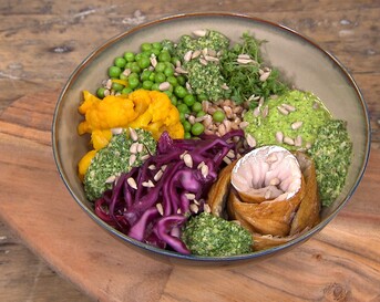 Hollandse Bhudda Pokébowl met makreel en bloemkool
