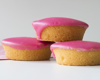 Roze koeken
