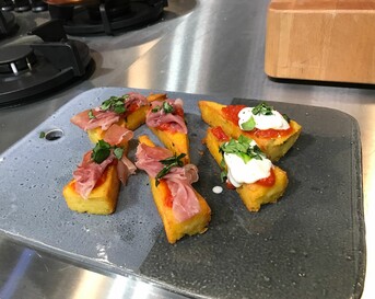 Polenta bites