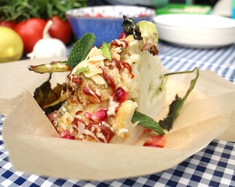 Geroosterde bloemkool met tahini