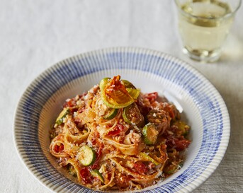 Tuna fettuccine