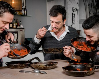 Pastasaus testen