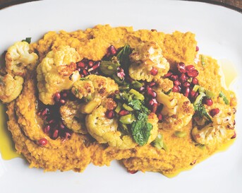 veganistische recepten: geroosterde bloemkool