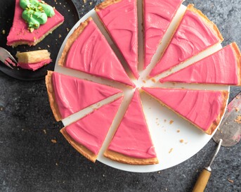 Roze koek XXL