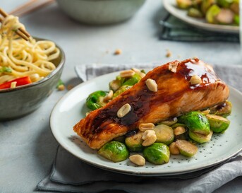 Makkelijke recepten: zalm op spruiten