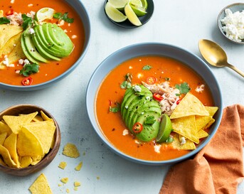 Mexicaanse tortillasoep met kip