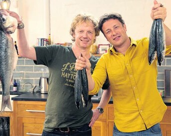 Bart van Olphen en Jamie Oliver