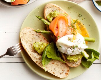 Speltbroodje zalm