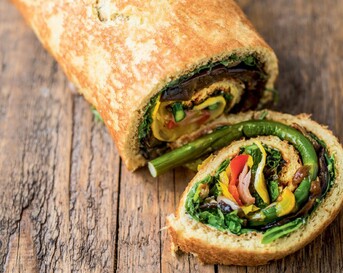 Groenterol van omelet