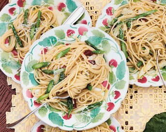 Linguine met asperges