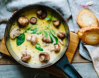 Mozarella fondue