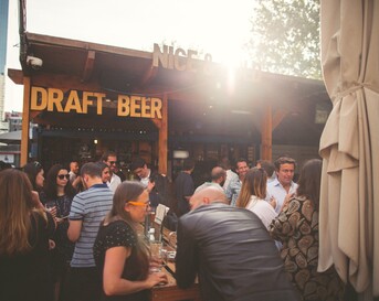 Restaurant Rotterdam: biergarten