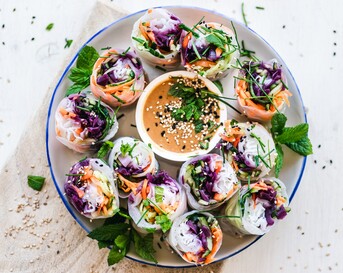 rice paper rolls