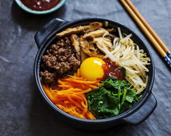 Koreaanse bibimbap