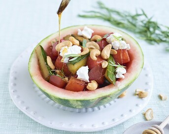 Zomerse Watermeloenwok