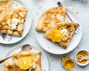 Kokospannenkoek met sinaasappel