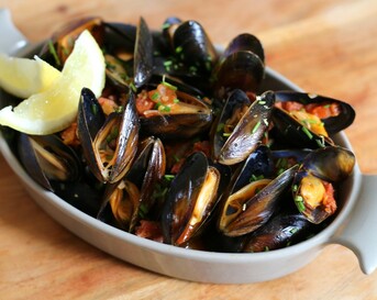Mosselen met chorizo